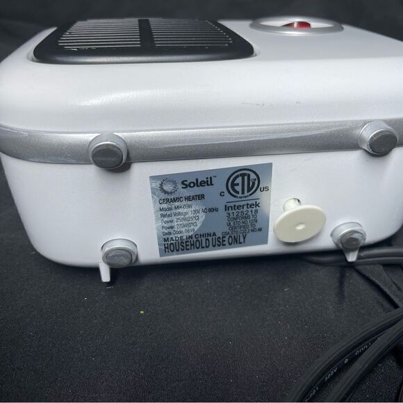 NEW Soleil MH-08W 250 Watts Personal Electric Ceramic Space Desktop Heat… - Picture 11 of 11